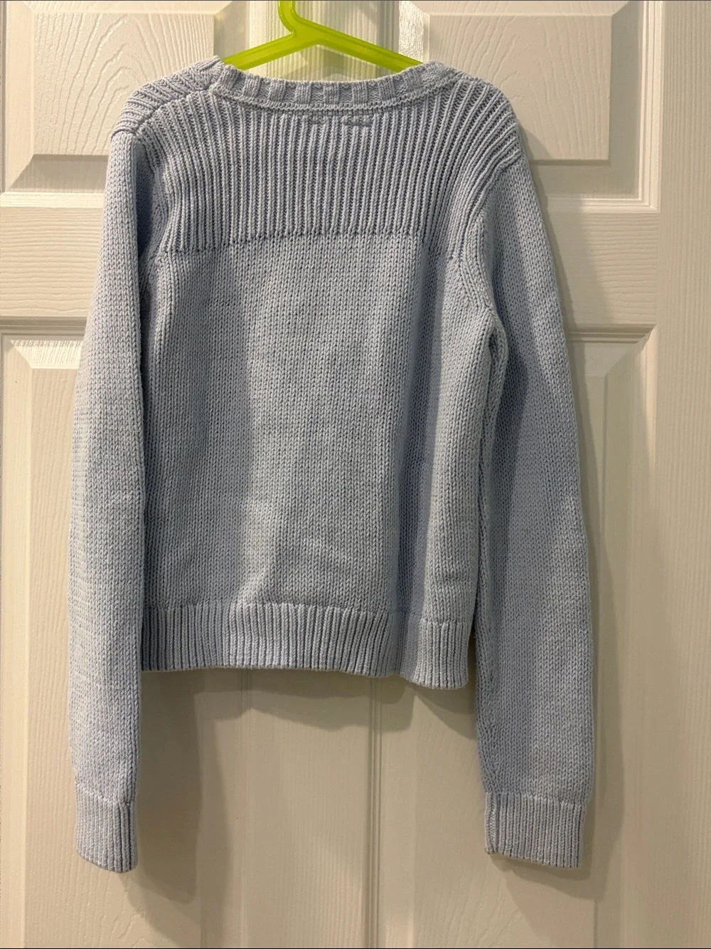 GAP kids Light Blue Textured Knit Sweater Size XL